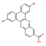 Dibenzo[a,c]phenazine-11-carboxylic acid, 2,7-dibromo- 