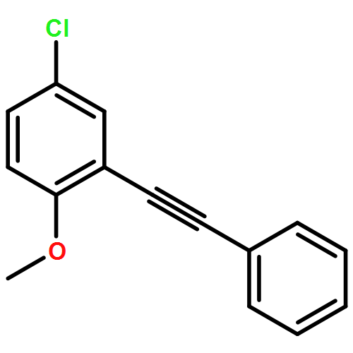 Benzene, 4-chloro-1-methoxy-2-(2-phenylethynyl)- 