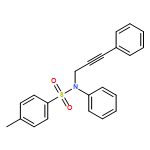 Benzenesulfonamide, 4-methyl-N-phenyl-N-(3-phenyl-2-propyn-1-yl)- 