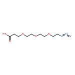 Propanoic acid, 3-[2-[2-(2-azidoethoxy)ethoxy]ethoxy]- 