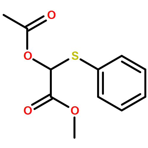 Acetic acid, 2-(acetyloxy)-2-(phenylthio)-, methyl ester 