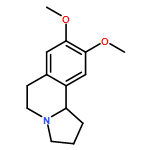 Pyrrolo[2,1-a]isoquinoline, 1,2,3,5,6,10b-hexahydro-8,9-dimethoxy-, (10bR)- 