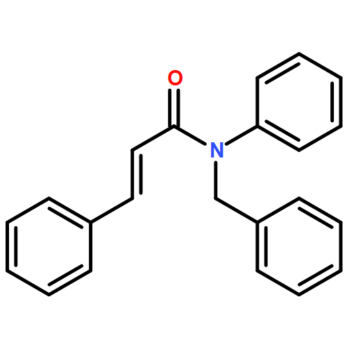 2-Propenamide, N,3-diphenyl-N-(phenylmethyl)-, (2E)- 