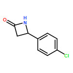 2-Azetidinone, 4-(4-chlorophenyl)- 