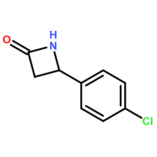 2-Azetidinone, 4-(4-chlorophenyl)- 