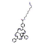 Benzamide, N-[2-[2-(2-azidoethoxy)ethoxy]ethyl]-4-(10,15,20-tri-4-pyridinyl-21H,23H-porphin-5-yl)- 