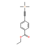 Benzoic acid, 4-[2-(trimethylsilyl)ethynyl]-, ethyl ester 