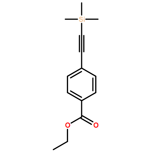 Benzoic acid, 4-[2-(trimethylsilyl)ethynyl]-, ethyl ester 