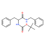 Carbamic acid, N-[(1S)-2-oxo-1-(phenylmethyl)-2-[(phenylmethyl)amino]ethyl]-, 1,1-dimethylethyl ester 