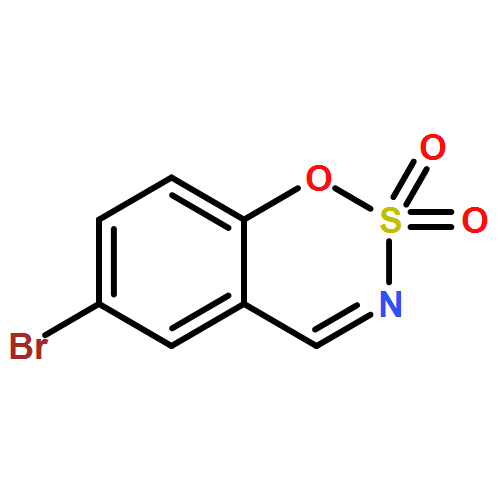 1,2,3-Benzoxathiazine, 6-bromo-, 2,2-dioxide 