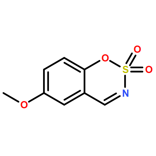 1,2,3-Benzoxathiazine, 6-methoxy-, 2,2-dioxide 