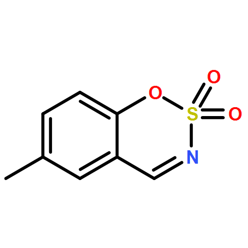 1,2,3-Benzoxathiazine, 6-methyl-, 2,2-dioxide 