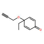 2,5-Cyclohexadien-1-one, 4-ethyl-4-(2-propyn-1-yloxy)- 
