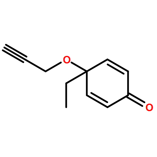 2,5-Cyclohexadien-1-one, 4-ethyl-4-(2-propyn-1-yloxy)- 