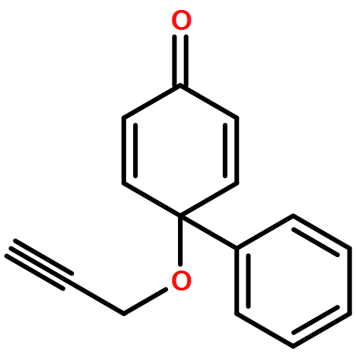 2,5-Cyclohexadien-1-one, 4-phenyl-4-(2-propyn-1-yloxy)- 