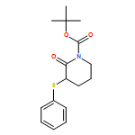 1-Piperidinecarboxylic acid, 2-oxo-3-(phenylthio)-, 1,1-dimethylethyl ester 