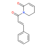 2(1H)-Pyridinone, 5,6-dihydro-1-[(2E)-1-oxo-3-phenyl-2-propen-1-yl]- 