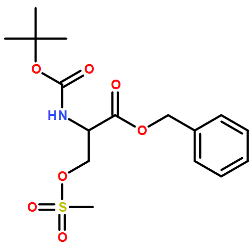 L-Serine, N-[(1,1-dimethylethoxy)carbonyl]-O-(methylsulfonyl)-, phenylmethyl ester 