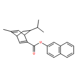 Bicyclo[2.2.2]octa-2,5-diene-2-carboxylic acid, 5-methyl-7-(1-methylethyl)-, 2-naphthalenyl ester, (1R,4R,7R)- 