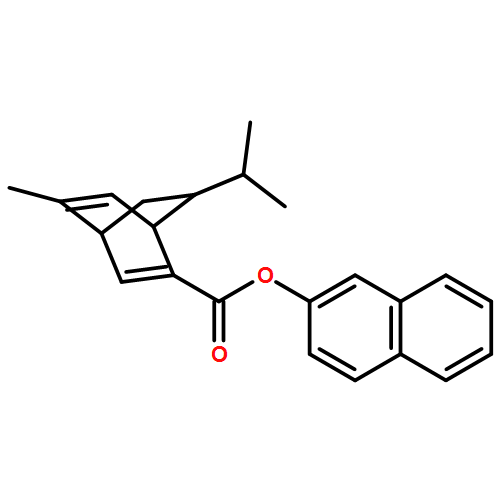 Bicyclo[2.2.2]octa-2,5-diene-2-carboxylic acid, 5-methyl-7-(1-methylethyl)-, 2-naphthalenyl ester, (1R,4R,7R)- 