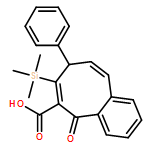 6-Benzocyclooctenecarboxylic acid, 5,8-dihydro-5-oxo-8-phenyl-7-(trimethylsilyl)- 