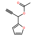 2-Furanmethanol, α-ethynyl-, 2-acetate 