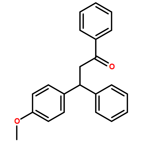 1-Propanone, 3-(4-methoxyphenyl)-1,3-diphenyl- 