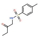 Benzenesulfonamide, 4-methyl-N-(2-oxobutyl)- 