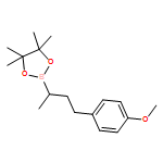 1,3,2-Dioxaborolane, 2-[(1S)-3-(4-methoxyphenyl)-1-methylpropyl]-4,4,5,5-tetramethyl- 