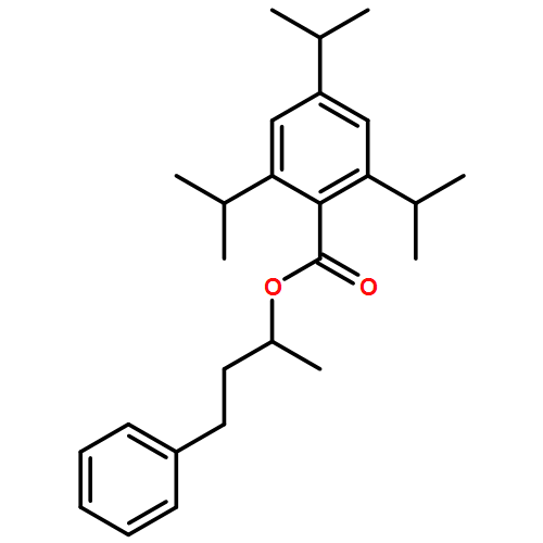Benzoic acid, 2,4,6-tris(1-methylethyl)-, (1S)-1-methyl-3-phenylpropyl ester 