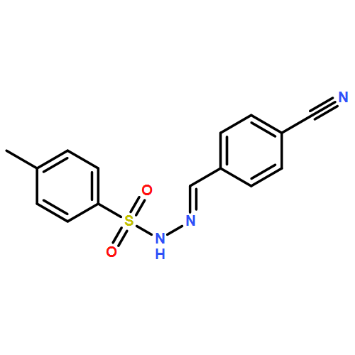 Benzenesulfonic acid, 4-methyl-, 2-[(4-cyanophenyl)methylene]hydrazide 