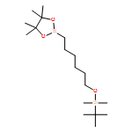 1,3,2-Dioxaborolane, 2-[6-[[(1,1-dimethylethyl)dimethylsilyl]oxy]hexyl]-4,4,5,5-tetramethyl- 