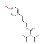 Carbamic acid, N,N-bis(1-methylethyl)-, 3-(4-methoxyphenyl)propyl ester 
