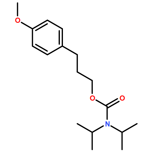 Carbamic acid, N,N-bis(1-methylethyl)-, 3-(4-methoxyphenyl)propyl ester 