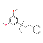 Benzene, 1-[(1S)-1-ethyl-1-methyl-3-phenylpropyl]-3,5-dimethoxy- 