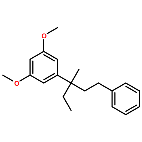 Benzene, 1-[(1S)-1-ethyl-1-methyl-3-phenylpropyl]-3,5-dimethoxy- 