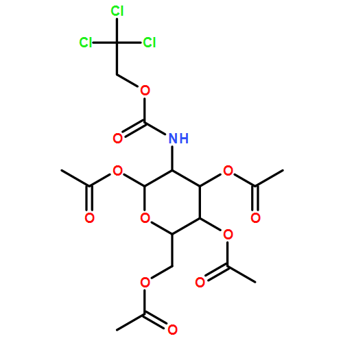 β-D-Glucopyranose, 2-deoxy-2-[[(2,2,2-trichloroethoxy)carbonyl]amino]-, 1,3,4,6-tetraacetate 