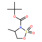 1,2,3-Oxathiazolidine-3-carboxylic acid, 4-methyl-, 1,1-dimethylethyl ester, 2,2-dioxide, (4S)- 