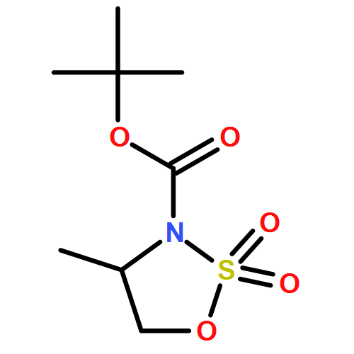 1,2,3-Oxathiazolidine-3-carboxylic acid, 4-methyl-, 1,1-dimethylethyl ester, 2,2-dioxide, (4S)- 
