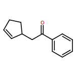 Ethanone, 2-(2-cyclopenten-1-yl)-1-phenyl- 