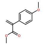 Benzeneacetic acid, 4-methoxy-α-methylene-, methyl ester 