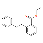 Benzoic acid, 2-(2-phenylethyl)-, ethyl ester 