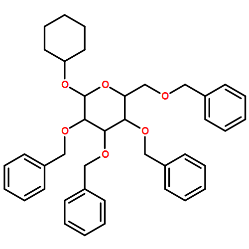 α-D-Glucopyranoside, cyclohexyl 2,3,4,6-tetrakis-O-(phenylmethyl)- 