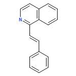 Isoquinoline, 1-[(1E)-2-phenylethenyl]- 