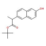2-Naphthaleneacetic acid, 6-hydroxy-α-methyl-, 1,1-dimethylethyl ester, (αS)- 