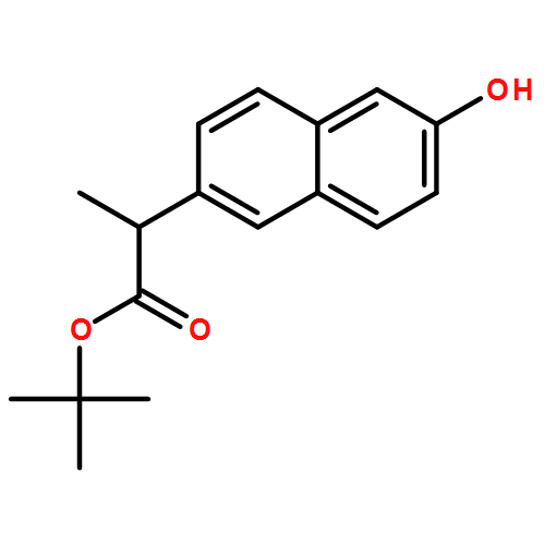 2-Naphthaleneacetic acid, 6-hydroxy-α-methyl-, 1,1-dimethylethyl ester, (αS)- 