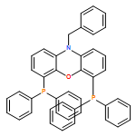10H-Phenoxazine, 4,6-bis(diphenylphosphino)-10-(phenylmethyl)- 