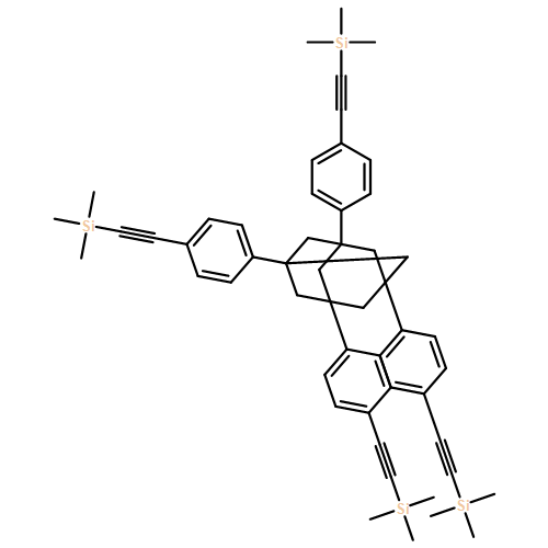 Tricyclo[3.3.1.13,7]decane, 1,3,5,7-tetrakis[4-[2-(trimethylsilyl)ethynyl]phenyl]- 