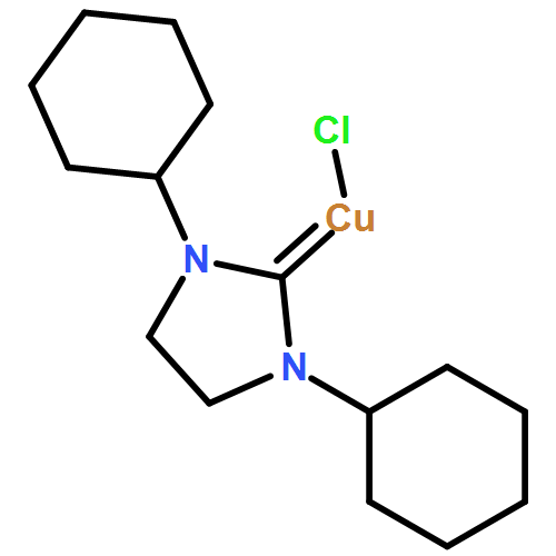 Copper, chloro(1,3-dicyclohexyl-2-imidazolidinylidene)- 