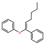 Benzene, [(1Z)-1-phenoxy-1-hexen-1-yl]- 